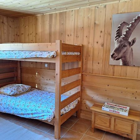 La Coufa, Spacieux Duplex En Chalet, Terrasse, Jardin, Vues Montagnes La Giettaz Eksteriør billede