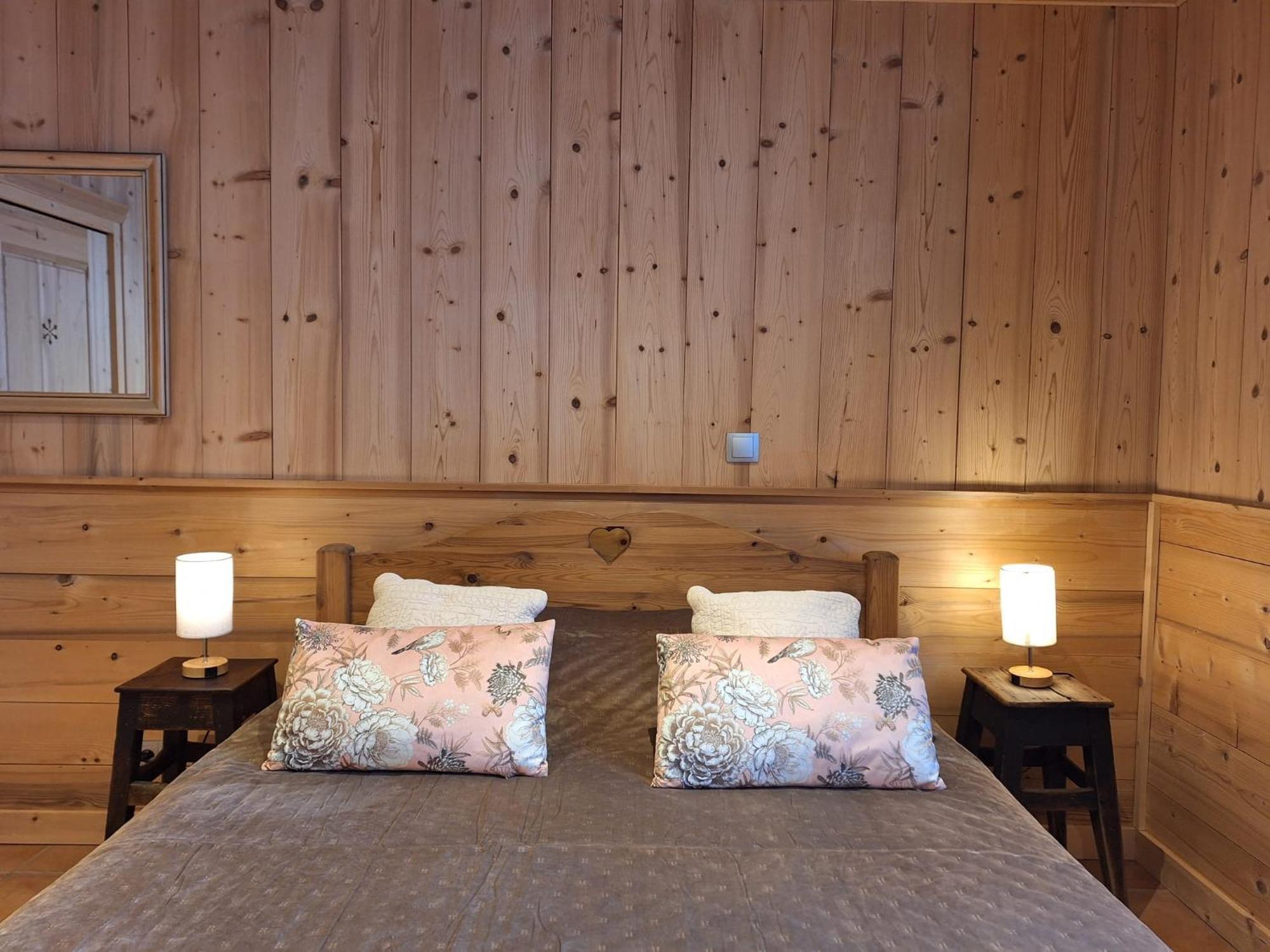 La Coufa, Spacieux Duplex En Chalet, Terrasse, Jardin, Vues Montagnes La Giettaz Eksteriør billede
